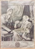Ets Gravure Post Postkantoor Leiden Van Mieris antiek, Ophalen of Verzenden