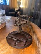Bronzen violist speelt van Alberto Giacometti Sculpture, Ophalen of Verzenden, Zo goed als nieuw