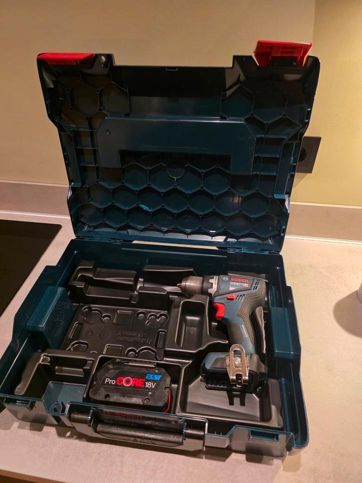 Bosch GSR 18V-90C Accuboormachine met Accu!, Doe-het-zelf en Verbouw, Gereedschap | Boormachines, Zo goed als nieuw, Boor- en Schroefmachine