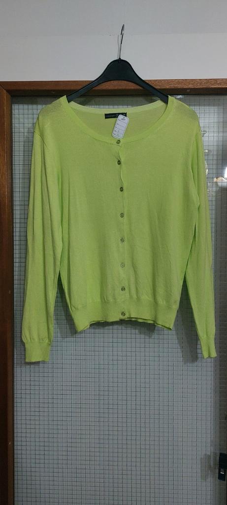 Neon geel groen vest  - Maat L ter aanbieding, Kleding | Dames, Truien en Vesten, Zo goed als nieuw, Maat 42/44 (L), Groen, Ophalen of Verzenden