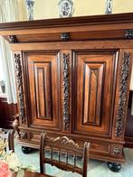 palissander houten  kussen kast, Antiek en Kunst, Antiek | Meubels | Kasten, Ophalen of Verzenden