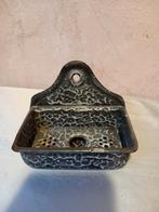 Grijsgewolkt emaille zeepbakje, Antiek en Kunst, Antiek | Emaille, Ophalen of Verzenden