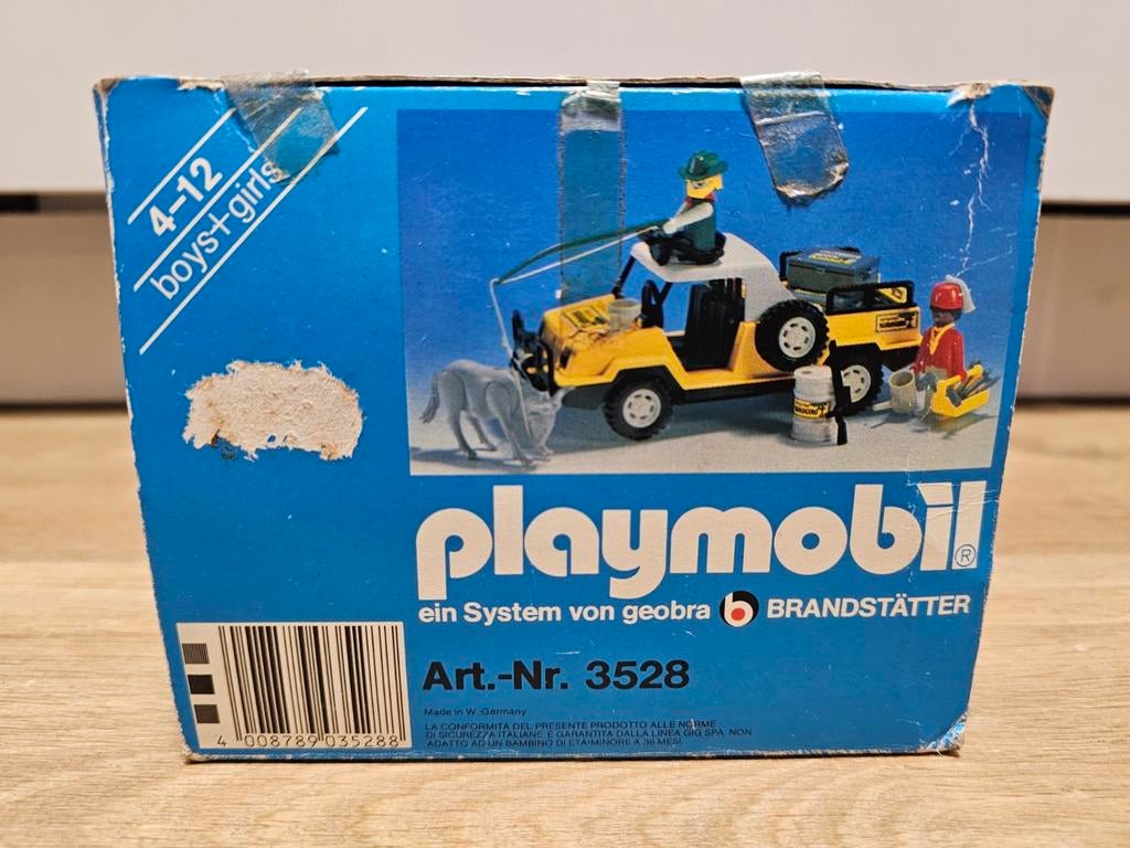 Playmobil 3528 – Jeep Safari Ngorongoro – Vintage, Très Bon état