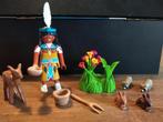 Playmobil 5278 Indianenmeisje met bosdieren, Ophalen of Verzenden, Zo goed als nieuw, Complete set