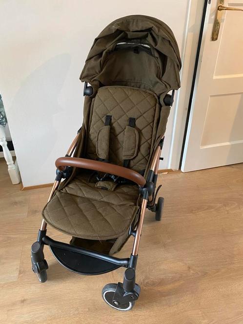 Compact Kinderwagen/Stroller (Ickle Bubba) Khaki Rose Gold, Kinderen en Baby's, Buggy's, Zo goed als nieuw, Overige merken, Voetenzak