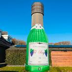 Opblaasbare champagnefles 7 meter hoog, Ophalen, Zo goed als nieuw