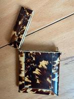 Antieke Schildpad Visitekaartjeshouder, Sieraden, Tassen en Uiterlijk, Antieke sieraden, Ophalen, Overige materialen, Overige typen