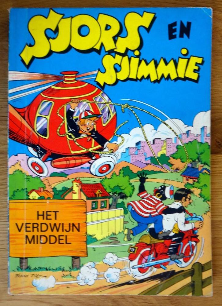 Sjors en Sjimmie, Het verdwijnmiddel., Boeken, Stripboeken, Gelezen, Eén stripboek, Ophalen of Verzenden