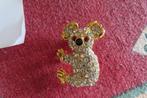 broche  /speldje van een koalabeertje met steentjes, Sieraden, Tassen en Uiterlijk, Broches, Overige materialen, Verzenden, Nieuw