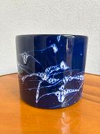 Vintage bloempot Marei Keramiek West-Germany 22x14 cm, Rond, Ophalen of Verzenden, Zo goed als nieuw, Minder dan 25 cm
