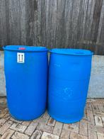 2 Regentonnen watertonnen 200 Liter watervat ton vat, Tuin en Terras, 150 liter of meer, Ophalen of Verzenden, Gebruikt, Kunststof