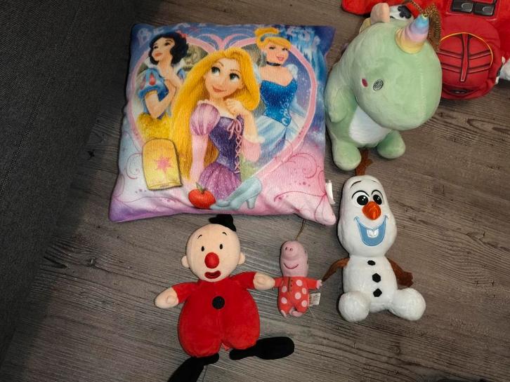 Knuffels en Kussen - Diverse Types, Kinderen en Baby's, Speelgoed | Knuffels en Pluche, Gebruikt, Overige typen, Ophalen of Verzenden