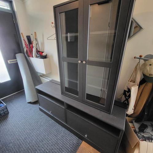 Ikea Havsta kastem. Tv meubel + vitrine. Kan per stuk, Huis en Inrichting, Kasten | Buffetkasten, Gebruikt, Minder dan 100 cm