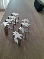 Koopje izgs 8x tafel laken klemmen, ster rvs tuintafel tip, Ophalen of Verzenden, Zo goed als nieuw