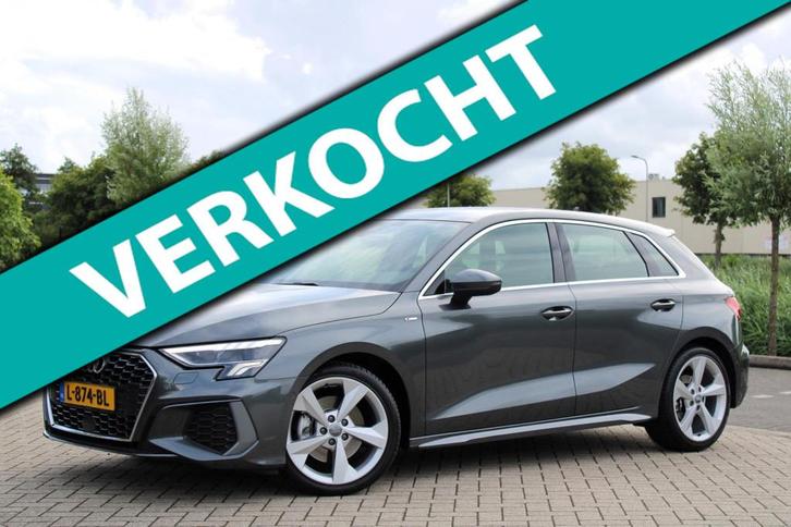 Audi A3 Sportback 35 TFSI S Line l Virtual l Carplay l ACC, Auto's, Audi, Bedrijf, A3, ABS, Adaptive Cruise Control, Airbags, Airconditioning