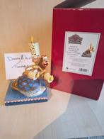 jim shore disney traditions belle lumiere&plumette 6002814, Ophalen, Assepoester of Belle, Zo goed als nieuw, Beeldje of Figuurtje