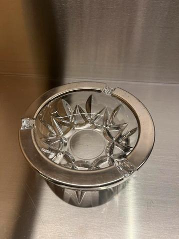 Kristal - vintage - asbak - schaaltje beschikbaar voor biedingen