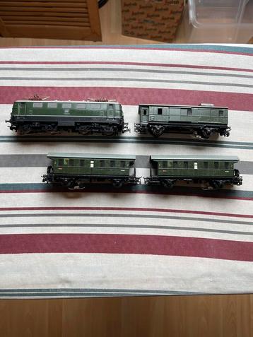 Märklin DB Groen Treinset met Verlichting beschikbaar voor biedingen