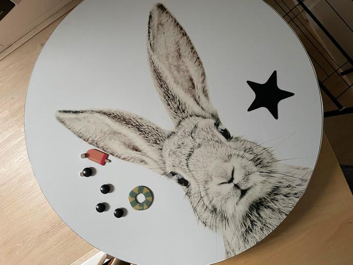 Magneetbord met leuke print, Huis en Inrichting, Woonaccessoires | Memoborden, Zo goed als nieuw, Magneetbord, Ophalen of Verzenden