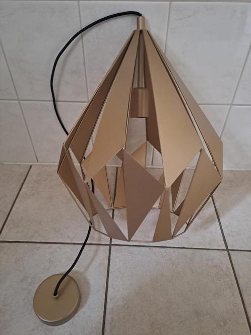 EGLO hanglamp Carlton - Goud, Huis en Inrichting, Lampen | Hanglampen, Zo goed als nieuw, 75 cm of meer, Metaal, Ophalen of Verzenden