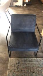 2 blauwe stoelen, Huis en Inrichting, Stoelen, Ophalen, Twee, Blauw, Zo goed als nieuw