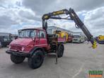 Unimog 416/U1100 4x4 - Hiab PK4600A - Open laadbak - Lier -, Overige merken, Overige kleuren, Origineel Nederlands, Bedrijf