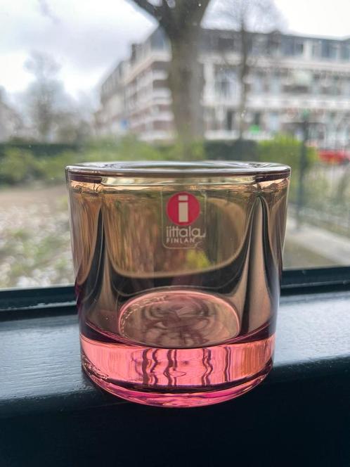 Iittala kivi waxinelichtje rose olive, Huis en Inrichting, Woonaccessoires | Kandelaars en Kaarsen, Minder dan 25 cm, Overige materialen