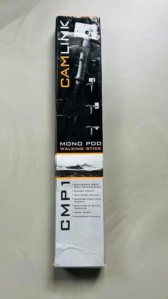 Camlink CMP1 Monopod wandelstok, Audio, Tv en Foto, Fotografie | Statieven en Balhoofden, Gebruikt, Eenpoot, 150 tot 175 cm, Ophalen of Verzenden