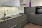 SHOWROOMKEUKEN Nolte moderne keuken beton en wit hoogglans, Overige typen, Nieuw, Ophalen of Verzenden, Kunststof