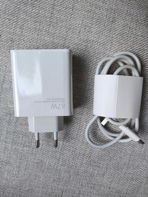 67W Snellader Xiaomi met USB-C Kabel - Nieuw, Audio, Tv en Foto, Opladers, Nieuw, Ophalen of Verzenden