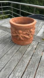 Terracotta bloempotje, Ophalen, Gebruikt, Rond, Terracotta