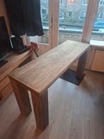 GRATIS - Massieve eiken tafel (140*45*75 l*d*h), Ophalen, Minder dan 50 cm, Gebruikt, 100 tot 150 cm