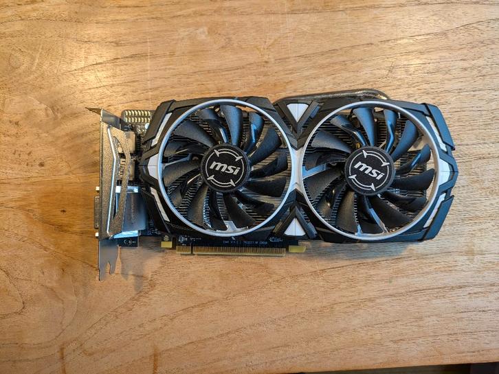 MSI Radeon RX 470 ARMOR 4G OC Edition in originele doos, Computers en Software, Videokaarten, Gebruikt, AMD, PCI-Express 3.0, GDDR5