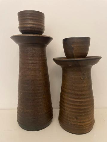 Vintage aardewerk vazen | Jan de Graaf NL | 1970’s beschikbaar voor biedingen