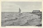 Harderwijk, IJsselmeer, zeilboot, mannen, Verzenden, 1940 tot 1960, Gelopen, Gelderland
