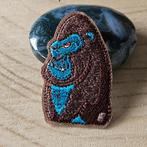 Strijk embleem applicatie Patch Gorilla, D, Nieuw, Ophalen of Verzenden, D