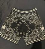 Amiri Korte Broek Bandana - Maat L, Ophalen of Verzenden, Zo goed als nieuw, Maat 52/54 (L), Zwart