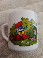 Vintage Smurfen Mok - 1986, Gebruikt, Keramiek, Ophalen of Verzenden, Overige stijlen