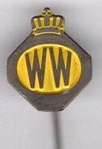 WW Wegenwacht Grote kroon zilverkleurig speldje ( X_004 ), Verzamelen, Speldjes, Pins en Buttons, Verzenden, Nieuw, Merk, Speldje of Pin