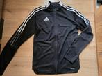 Adidas trainingsjasje maat m origineel, Ophalen of Verzenden, Zo goed als nieuw, Zwart