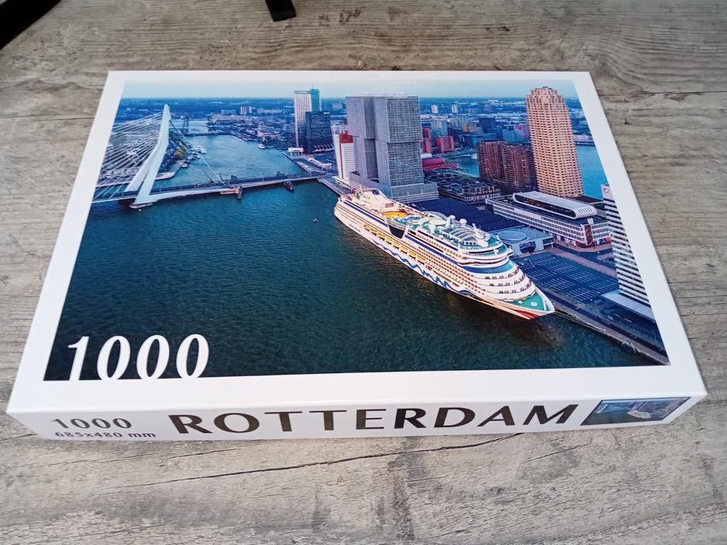 Puzzel Rotterdam, Hobby en Vrije tijd, Denksport en Puzzels, Ophalen of Verzenden, 500 t/m 1500 stukjes, Zo goed als nieuw