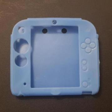 Silicone Bescherm Hoes voor Nintendo 2DS Blauw beschikbaar voor biedingen