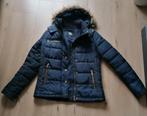 Winterjas blauw met afneembare kraag,mt L-merk Bella Ragazza, Blauw, Bella Ragazza, Maat 42/44 (L), Ophalen of Verzenden