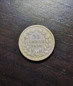 zilveren 25 cent 1849 willem 3, Koning Willem III, Zilver, 25 cent, Ophalen of Verzenden