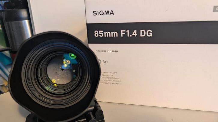 Sigma 85mm F1.4 DG Hsm Art - Panasonic L-Mount, Audio, Tv en Foto, Fotografie | Lenzen en Objectieven, Zo goed als nieuw, Standaardlens
