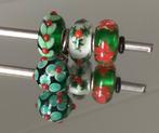Trollbeads Groen Kerst setje, Glas of Kristal, Nieuw, Ophalen of Verzenden, Trollbeads
