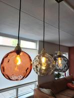 Hanglampen voor boven de eettafel, Huis en Inrichting, Lampen | Hanglampen, Ophalen, Gebruikt, Glas, 50 tot 75 cm