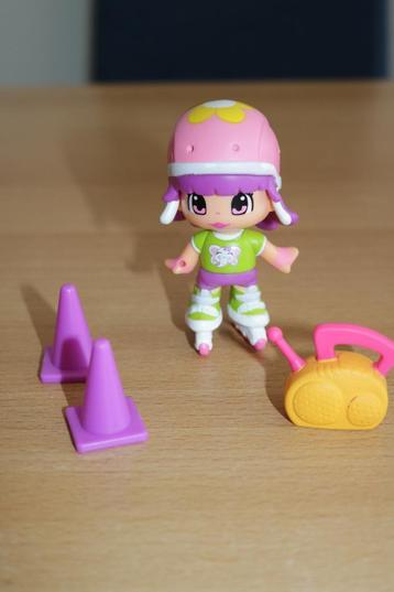 Pinypon skate girl / meisje / poppetje compleet beschikbaar voor biedingen