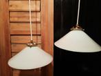 Franse Opaline glazen hanglampen, Antiek en Kunst, Ophalen of Verzenden