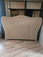 Brocante landelijk Hoofdbord/bedbord voor 160cm bed, Ophalen, Tweepersoons, Hout, 160 cm